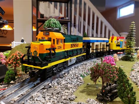 I present to you, lego train on O-gauge track : r/LEGOtrains