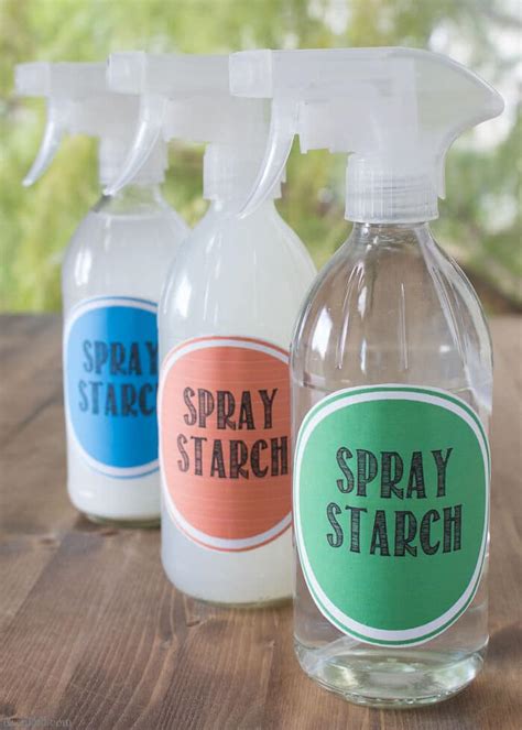 How to Make Liquid Spray Starch: 3 Non-Toxic Recipes - Bren Did