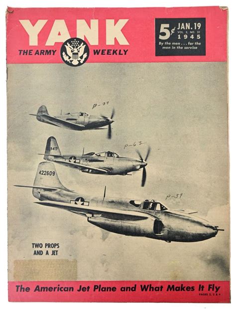 WorldWarCollectibles | US WW2 Yank Magazine 19 January 1945