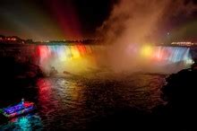 Niagara Falls At Night Free Stock Photo - Public Domain Pictures