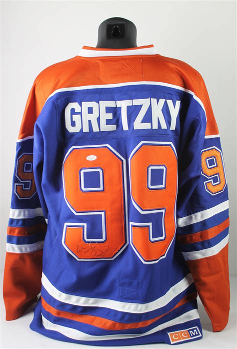 Lot Detail - Wayne Gretzky Signed Edmonton Oilers CCM Jersey (JSA)