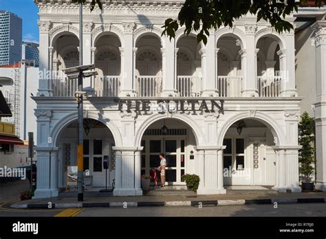 Colonial-style hotel The Sultan in Jalan Sultan, Kampong Glam area ...