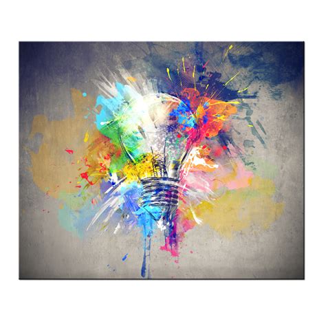 Light Bulb Painting at PaintingValley.com | Explore collection of Light ...