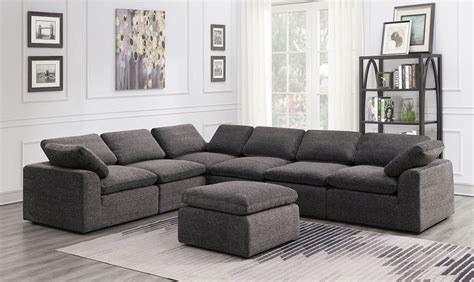 6 Seat Sectional Sofa | Baci Living Room