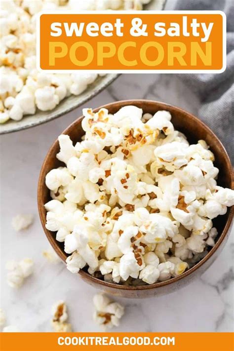 If you love sweet and salty popcorn you need this quick and easy recipe so you can make a batch ...