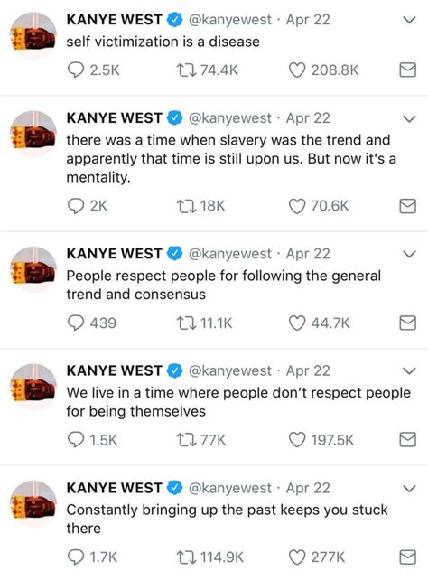 Here's some of the Kanye West tweets that are enraging leftists. : r/Conservative