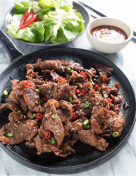 easy korean beef bulgogi - glebe kitchen