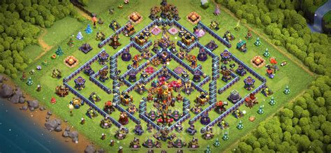 Best Anti 2 Stars Base TH16 with Link 2024 - Town Hall Level 16 Base Copy - (#5)