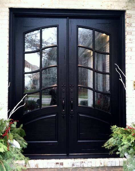 French country double entry doors give charming completions to the general appearance of your ...