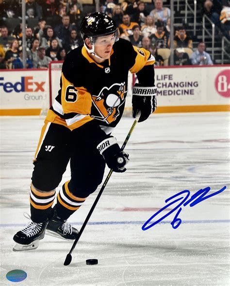 John Marino Signed Pittsburgh Penguins Rookie 8x10 Photo – Sign On Sports