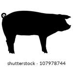 Pig Silhouette Free Stock Photo - Public Domain Pictures