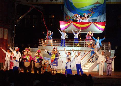 22 Tokyo DisneySea (Shows) 070630 | Evening show at the dock… | Flickr