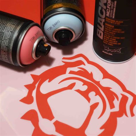 Georgia Bulldogs Mascot Logo Stencil | Stencil Stop