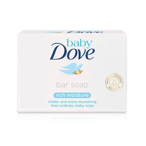 DOVE BABY SOAP 74G=2.6OZ RICH MOISTURE PK48 - Henry's United LLC