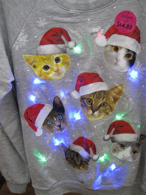 Ugly Christmas Sweaters With Cats | Cat-Opedia