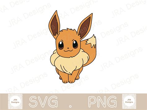 Evee SVG & PNG Pokemon SVG Cricut Cut File - Etsy Australia