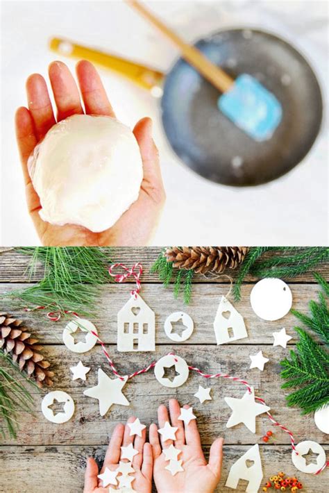 Homemade Salt Dough & Air Dry Clay Ornaments (3 Ways!) - A Piece Of Rainbow