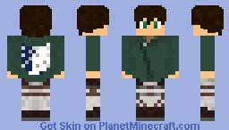 Shingeki no Kyojin - Attack on Titan Minecraft Skin