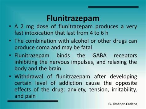 Flunitrazepam | Toxicology GJC