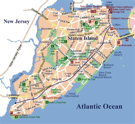 City of New York : New York Map | Staten Island Map