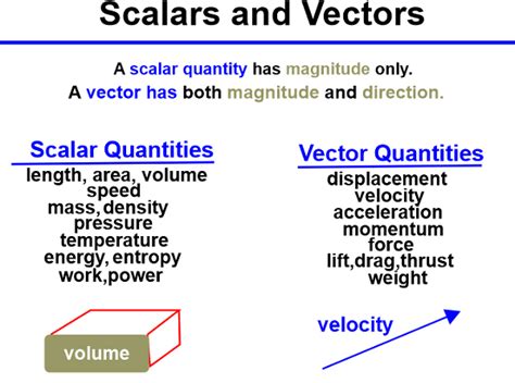 Difference between Scalar Quantity and Vector Quantity - javatpoint