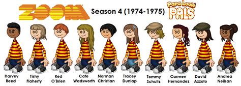 ZOOM Season 4 Cast (1974-1975) by liamaguilar30 on DeviantArt