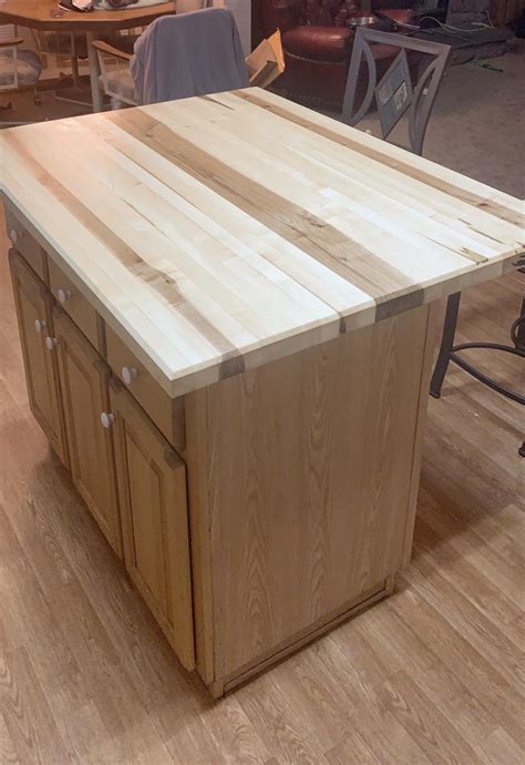 Hard maple butcher block countertop for my buddies kitchen. : r/woodworking