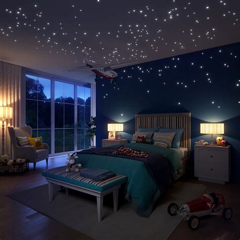 Glow In The Dark Galaxy Set | Space themed bedroom, Space themed room, Outer space bedroom