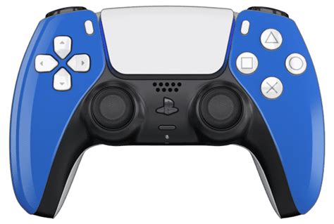 TCP Blue PS5 Controller with White Buttons, Touchpad and Back Shell ...