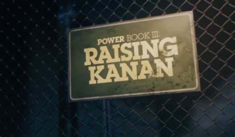 Power Book III: Raising Kanan: Season Two; Starz Prequel Series Gets ...