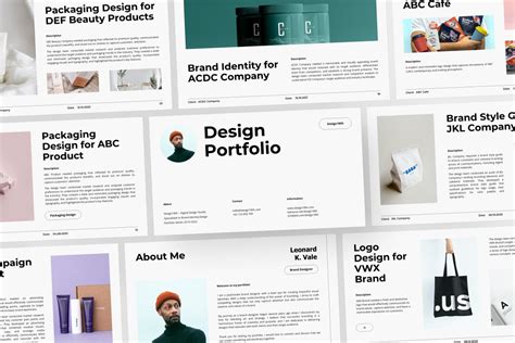 Portfolio Canva Template | Creative Market