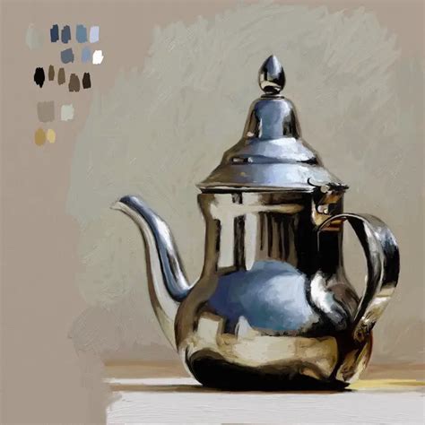 Step-By-Step Tips For Painting Silver Objects In ArtRage