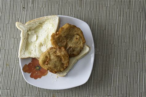 Nigerian Deep Fried Akara with Bread and Butter Stock Photo - Image of ...