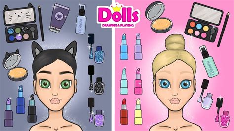 Paper Doll Makeup Printable