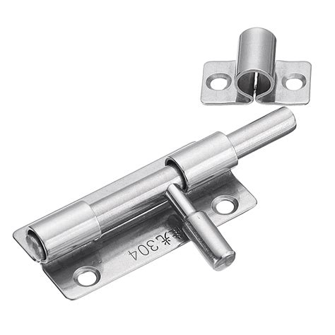 Door Hardware - Stainless Steel Door Latch Sliding Lock Barrel Bolt ...