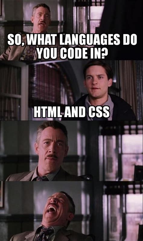 What's with all these memes making fun of HTML? : r/AskComputerScience