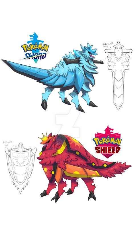 Pokemon Sword and Shield Legendaries by El-Dark-Core on DeviantArt