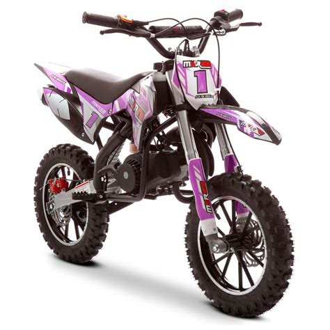 FunBikes MXR 50cc Motorbike 61cm Pink/Black Kids Dirt Bike