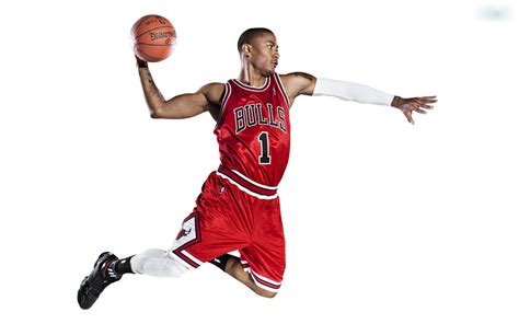 derrick-rose-basketball-dunk-red-shirt-sport.jpg 1,920×1,200 pixels | Basketball | Pinterest