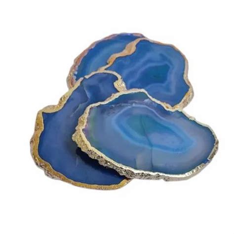 Blue Agate Coasters at Rs 250/piece | New Items in Anand | ID: 24337384055