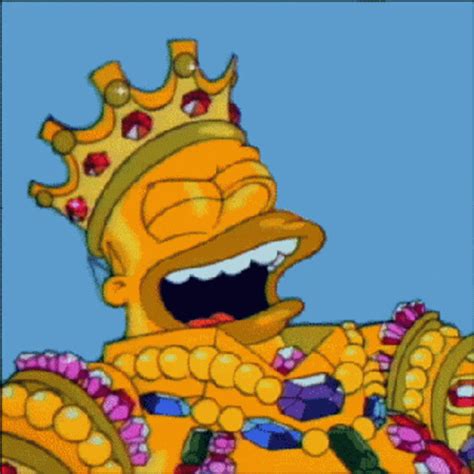 King Homer Simpson Laughing GIF - King Homer Simpson Laughing - Discover & Share GIFs