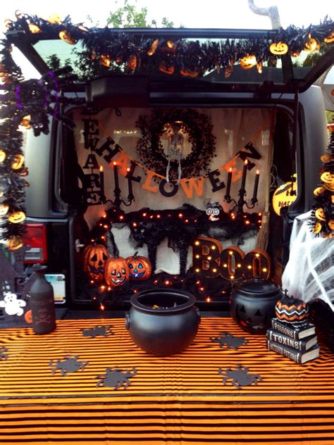 Trunk or Treat Ideas | Trunk or treat, Halloween car decorations, Truck ...