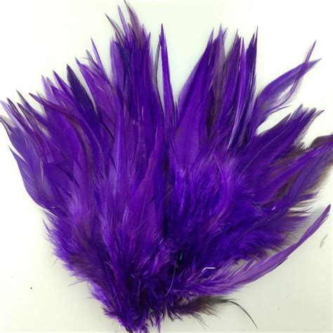 Wholesale 100pcs/lot rooster tail feathers purple feathers wedding party decoration 15 20cm / 6 ...