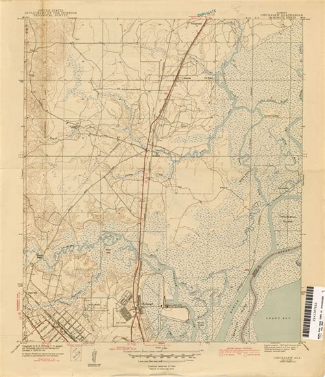 1940 topographical map of Chickasaw, Alabama | Chickasaw, Chickasaw ...