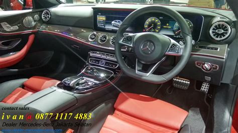 Interior Mercedes-Benz E300 Amg Coupe 2017 Indonesia Red – Mercedes ...