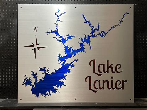 Lake Tobesofkee Custom Map - Etsy