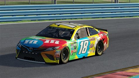 18 Kyle Busch | NASCAR | Watkins Glen Testing | Assetto Corsa | Logitech - YouTube