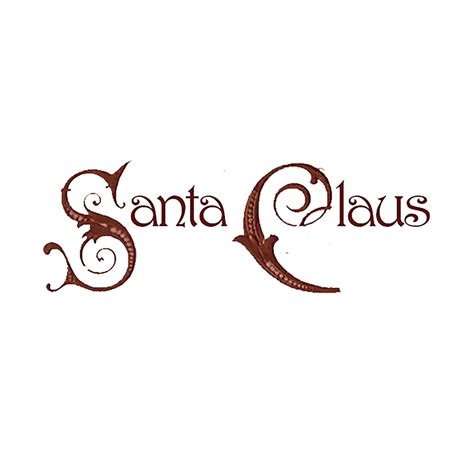 Santa Claus Signature - Etsy