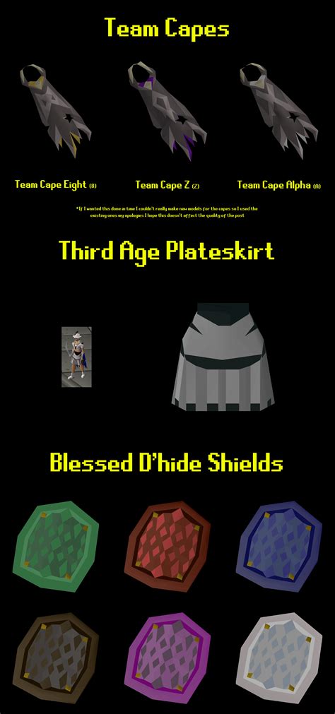 Some treasure trail reward suggestions I came up with : r/2007scape