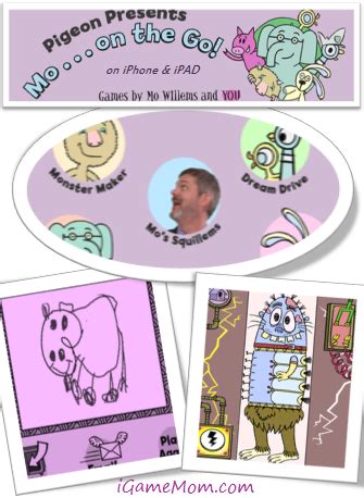 Fun New Mo Willems App: Pigeon Presents!